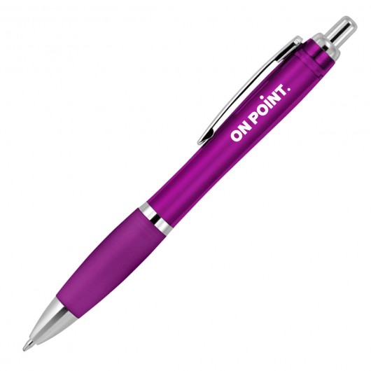 Transparent Tasman Pens Purple Print